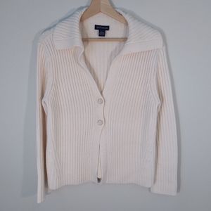 Ann Taylor Wool Ribbed Sweater